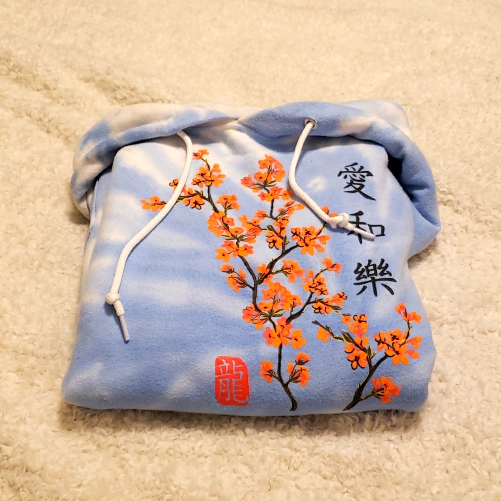 Artist union cherry blossom hoodie
